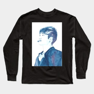 EXO D.O Watercolour Design by NiamhYoungArt Long Sleeve T-Shirt